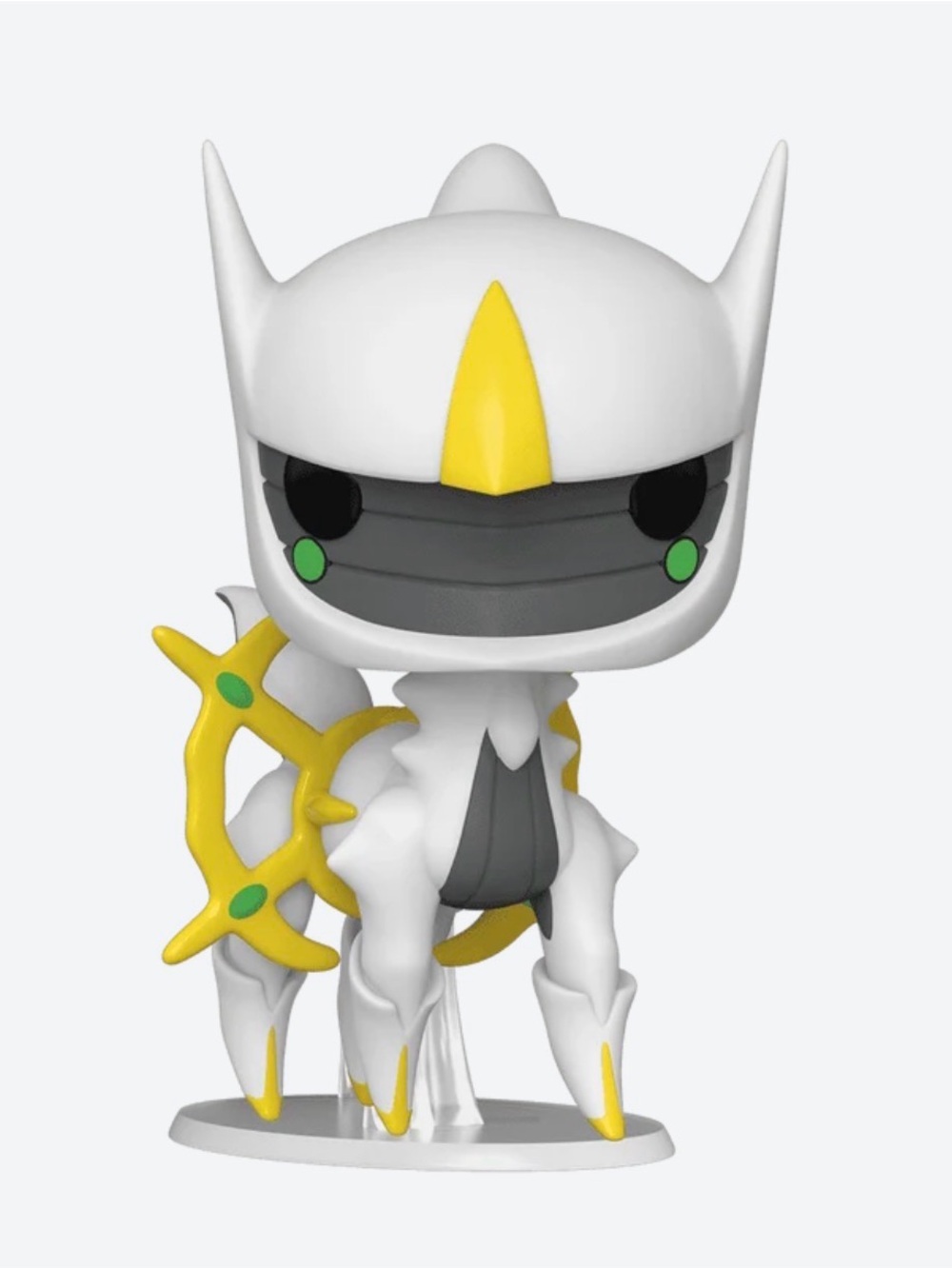 Pokémon Arceus White and Yellow Vinyl Figure rare. Collectible.